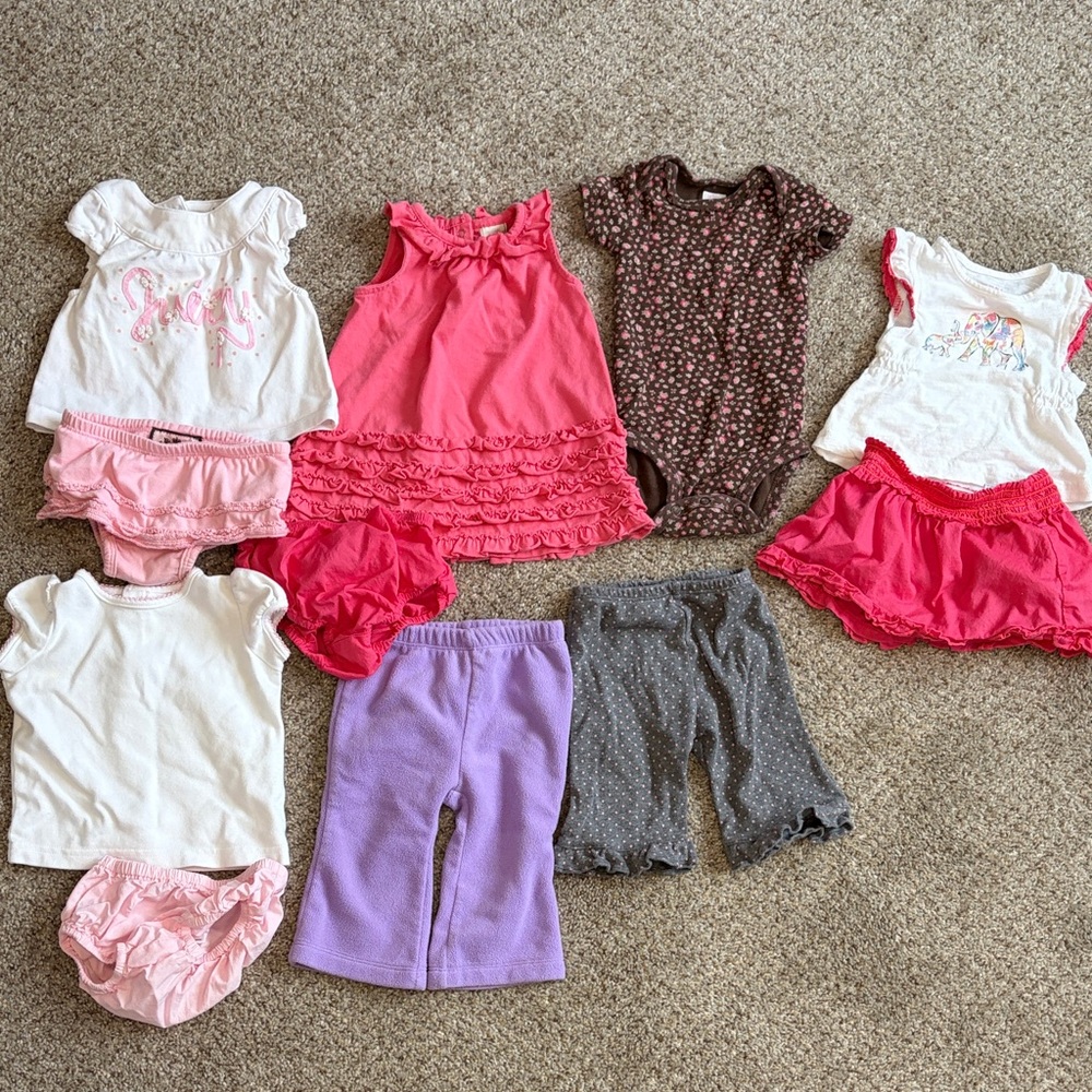 Juicy Couture Outfit with Mixed Sets - Pink, Hot Pink, White, Purple, Gray